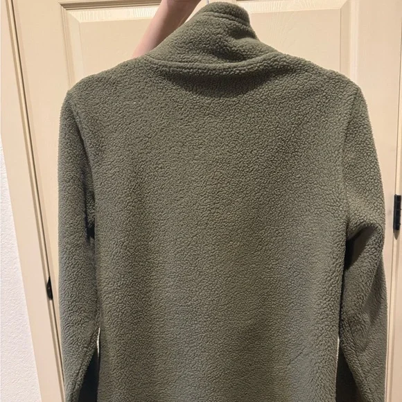 Kari Traa sage green and burgundy Fleece Jacket - Picture 2 of 3